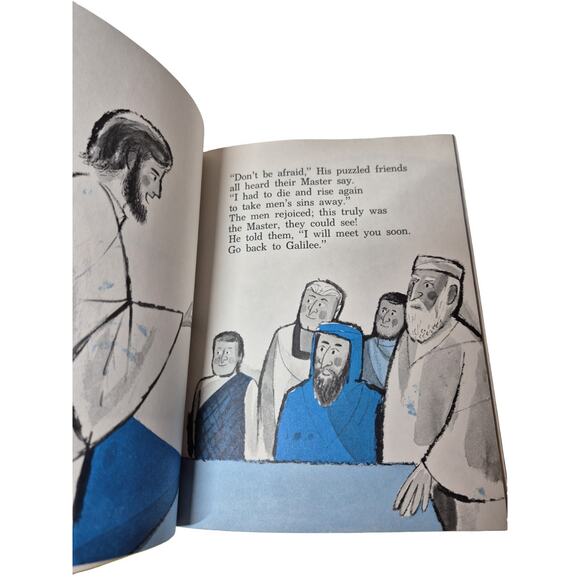 Arch Books A Loud Buble Stories With Vinyl Records - Fisherman - Boy With Lunch - Picture 5 of 5